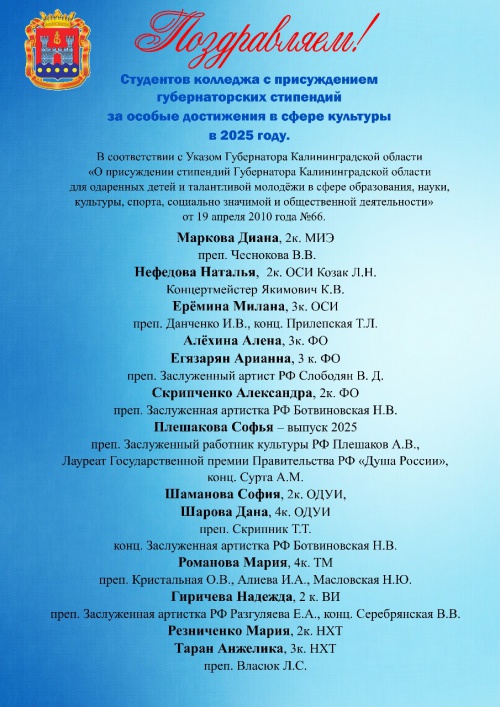 Поздравляем!